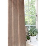 Cargar imagen en el visor de la galería, McAlister Textiles Matt Mocha Brown Velvet Curtains Tailored Curtains