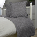 Cargar imagen en el visor de la galería, McAlister Textiles Albany Charcoal Bed Runners Throws and Runners