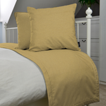 Cargar imagen en el visor de la galería, McAlister Textiles Albany Ochre Yellow Bed Runners Throws and Runners