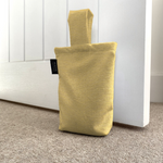 Cargar imagen en el visor de la galería, McAlister Textiles Albany Ochre Yellow Doorstop Doorstops
