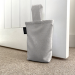 Cargar imagen en el visor de la galería, McAlister Textiles Albany Soft Grey Doorstop Doorstops