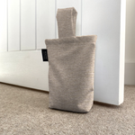Cargar imagen en el visor de la galería, McAlister Textiles Albany Taupe Doorstop Doorstops