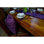 Cargar imagen en el visor de la galería, McAlister Textiles Matt Aubergine Purple Piped Velvet Cushion Cushions and Covers