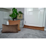 Cargar imagen en el visor de la galería, McAlister Textiles Matt Mocha Brown Piped Velvet Cushion Cushions and Covers