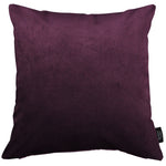 Cargar imagen en el visor de la galería, McAlister Textiles Matt Aubergine Purple Velvet Modern Look Plain Cushion Cushions and Covers
