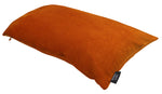 Cargar imagen en el visor de la galería, McAlister Textiles Matt Burnt Orange Velvet Modern Look Plain Cushion Cushions and Covers