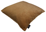Cargar imagen en el visor de la galería, McAlister Textiles Matt Caramel Velvet Modern Look Plain Cushion Cushions and Covers