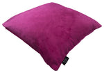 Cargar imagen en el visor de la galería, McAlister Textiles Matt Fuchsia Velvet Modern Look Plain Cushion Cushions and Covers