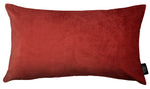 Cargar imagen en el visor de la galería, McAlister Textiles Matt Rust Red Velvet Modern Look Plain Cushion Cushions and Covers