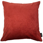 Cargar imagen en el visor de la galería, McAlister Textiles Matt Rust Red Velvet Modern Look Plain Cushion Cushions and Covers