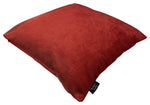 Cargar imagen en el visor de la galería, McAlister Textiles Matt Rust Red Velvet Modern Look Plain Cushion Cushions and Covers