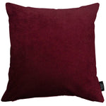 Cargar imagen en el visor de la galería, McAlister Textiles Matt Wine Red Velvet Modern Look Plain Cushion Cushions and Covers