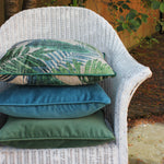 Cargar imagen en el visor de la galería, McAlister Textiles Matt Moss Green Piped Velvet Cushion Cushions and Covers