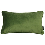 Cargar imagen en el visor de la galería, McAlister Textiles Matt Fern Green Piped Velvet Cushion Cushions and Covers
