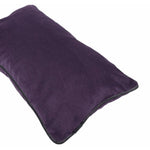 Cargar imagen en el visor de la galería, McAlister Textiles Matt Aubergine Purple Piped Velvet Cushion Cushions and Covers