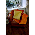 Cargar imagen en el visor de la galería, McAlister Textiles Matt Burnt Orange Piped Velvet Cushion Cushions and Covers