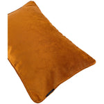 Cargar imagen en el visor de la galería, McAlister Textiles Matt Burnt Orange Piped Velvet Cushion Cushions and Covers