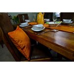Cargar imagen en el visor de la galería, McAlister Textiles Matt Burnt Orange Piped Velvet Cushion Cushions and Covers