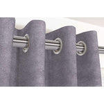 Cargar imagen en el visor de la galería, McAlister Textiles Matt Soft Silver Velvet Curtains Tailored Curtains