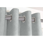 Cargar imagen en el visor de la galería, McAlister Textiles Matt Dove Grey Velvet Curtains Tailored Curtains