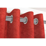 Cargar imagen en el visor de la galería, McAlister Textiles Matt Rust Red Orange Velvet Curtains Tailored Curtains