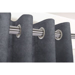 Cargar imagen en el visor de la galería, McAlister Textiles Matt Charcoal Grey Velvet Curtains Tailored Curtains