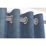 Cargar imagen en el visor de la galería, McAlister Textiles Matt Petrol Blue Velvet Curtains Tailored Curtains