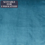 Cargar imagen en el visor de la galería, McAlister Textiles Matt Duck Egg Blue Velvet Fabric Fabrics