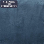 Cargar imagen en el visor de la galería, McAlister Textiles Matt Petrol Blue Velvet Fabric Fabrics