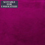 Cargar imagen en el visor de la galería, McAlister Textiles Matt Fuchsia Pink Velvet Fabric Fabrics