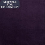 Cargar imagen en el visor de la galería, McAlister Textiles Matt Aubergine Purple Velvet Fabric Fabrics