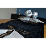 Cargar imagen en el visor de la galería, McAlister Textiles Crushed Velvet Black Fabric Fabrics