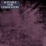 Cargar imagen en el visor de la galería, McAlister Textiles Crushed Velvet Aubergine Purple Fabric Fabrics