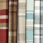 Cargar imagen en el visor de la galería, McAlister Textiles Heritage Tartan Beige Cream Curtain Fabric Fabrics