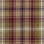 Cargar imagen en el visor de la galería, McAlister Textiles Angus Purple + Green Tartan Check Curtain Fabric Fabrics