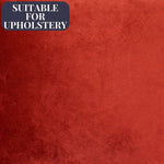 Cargar imagen en el visor de la galería, McAlister Textiles Matt Rust Red Orange Velvet Fabric Fabrics