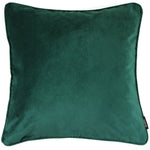 Cargar imagen en el visor de la galería, McAlister Textiles Matt Emerald Green Piped Velvet Cushion Cushions and Covers