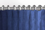 Cargar imagen en el visor de la galería, McAlister Textiles Matt Navy Blue Velvet Curtains Tailored Curtains