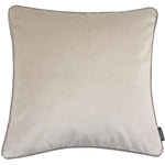 Cargar imagen en el visor de la galería, McAlister Textiles Matt Champagne Gold Contrast Piped Velvet Cushion Cushions and Covers
