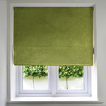 Cargar imagen en el visor de la galería, McAlister Textiles Matt Lime Green Velvet Roman Blind Roman Blinds