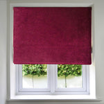 Cargar imagen en el visor de la galería, McAlister Textiles Matt Wine Red Velvet Roman Blind Roman Blinds