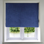 Cargar imagen en el visor de la galería, McAlister Textiles Matt Navy Blue Velvet Roman Blind Roman Blinds