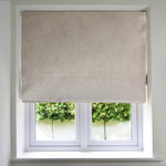 Cargar imagen en el visor de la galería, McAlister Textiles Matt Beige Mink Velvet Roman Blind Roman Blinds