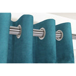 Cargar imagen en el visor de la galería, McAlister Textiles Matt Blue Teal Velvet Curtains Tailored Curtains 
