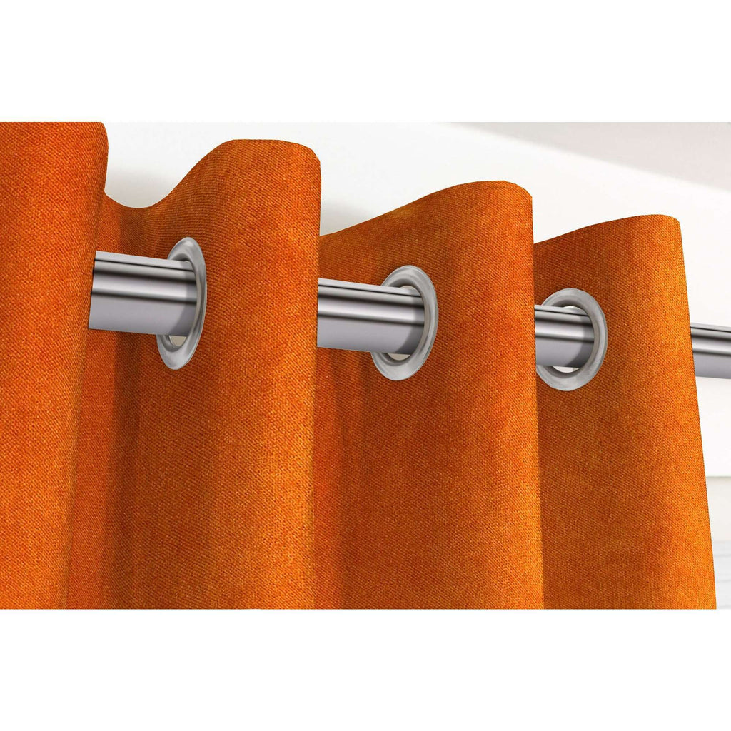 McAlister Textiles Matt Burnt Orange Velvet Curtains mw_product_option_cloned 