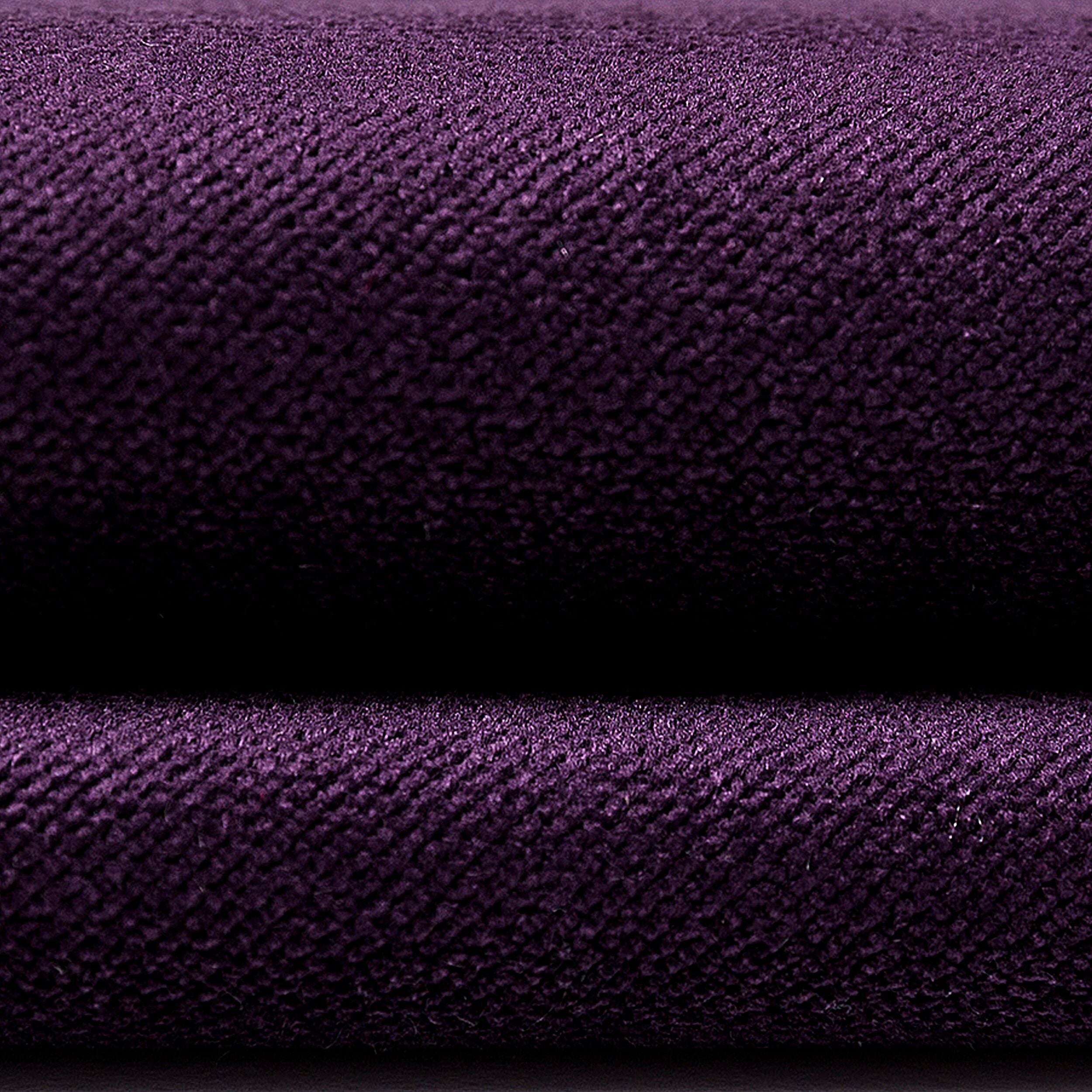 McAlister Textiles Matt Aubergine Purple Velvet Curtains Tailored Curtains 