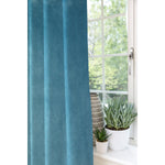 Cargar imagen en el visor de la galería, McAlister Textiles Matt Duck Egg Blue Velvet Curtains Tailored Curtains 
