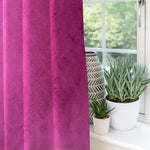 Cargar imagen en el visor de la galería, McAlister Textiles Matt Fuchsia Pink Velvet Curtains Tailored Curtains 
