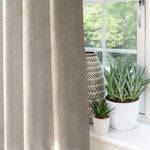 Cargar imagen en el visor de la galería, McAlister Textiles Matt Beige Mink Velvet Curtains Curtains &amp; Drapes 
