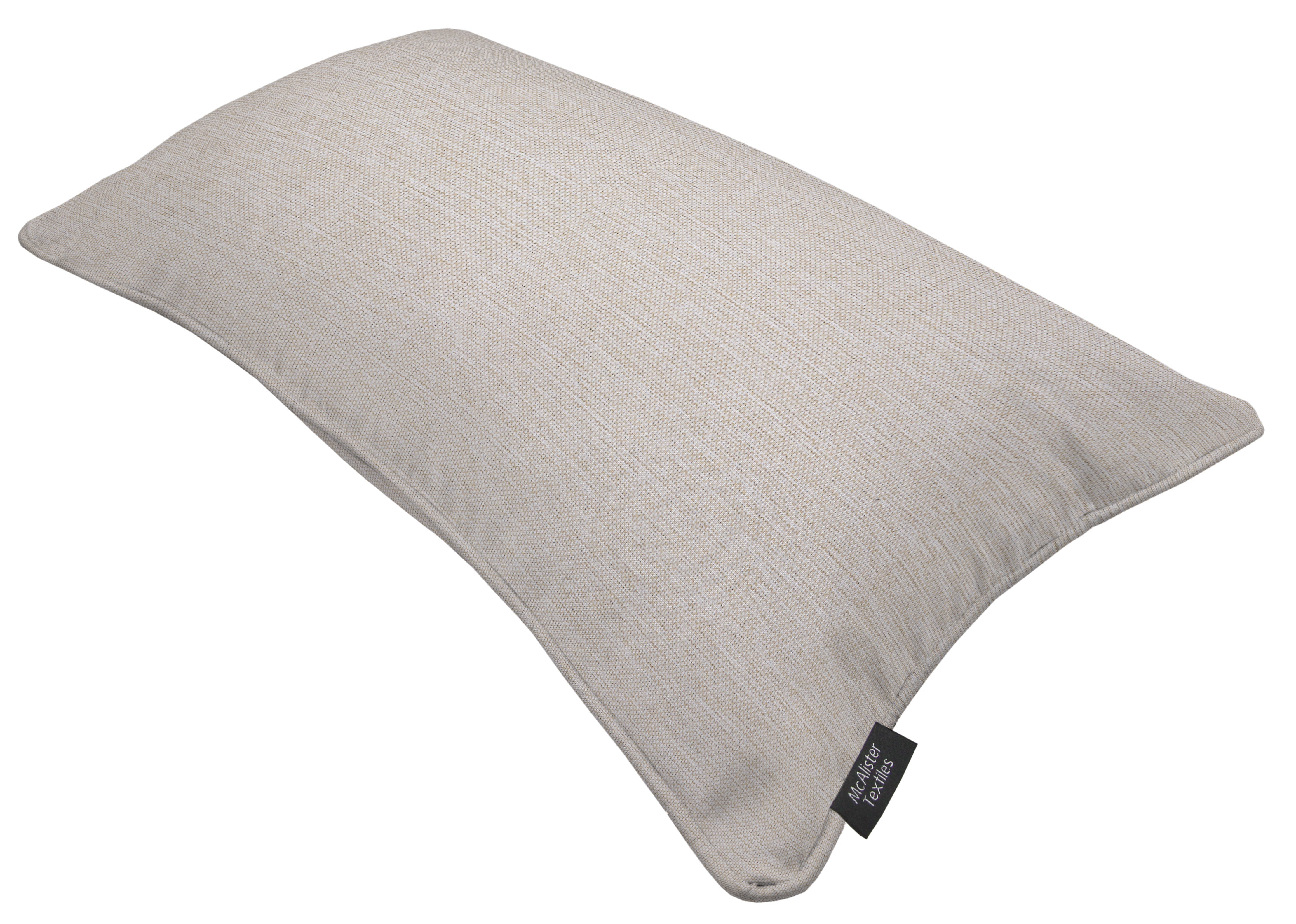 McAlister Textiles Albany Natural Piped Cushion Cushions and Covers 